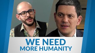 David Miliband: We need more humanity! |  @VisualPolitik  | yourMSC