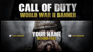 Tutorial: Call of Duty World War 2 Banner (Photoshop CC)