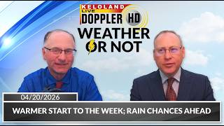 Warmer start to the week; Rain chances ahead | Weather or Not