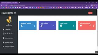 Online Examination Student in Django