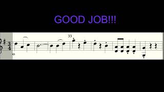 The Dancer C. Donkin Piano Accompaniment RCM Violin Level 2