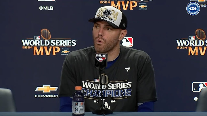 2024 World Series: Freddie Freeman praises Dave Roberts, remembers Fernando Valenzuela