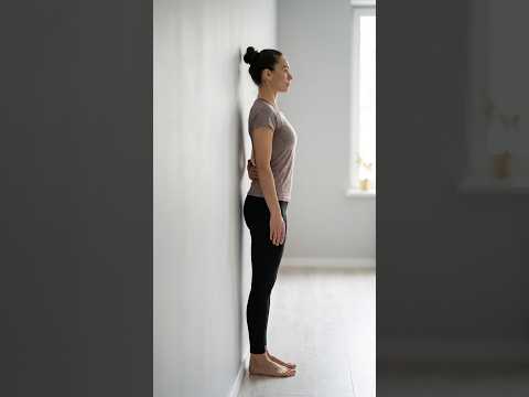 ⏲️ The 30-Second Wall Test That Exposes Your Posture Imbalance