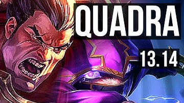 DARIUS vs KENNEN (TOP) | Quadra, Rank 7 Darius, 800+ games, Legendary | NA Grandmaster | 13.14