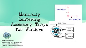 Centering Accessory Trays with the Eddie Printer using Windows and Bartender