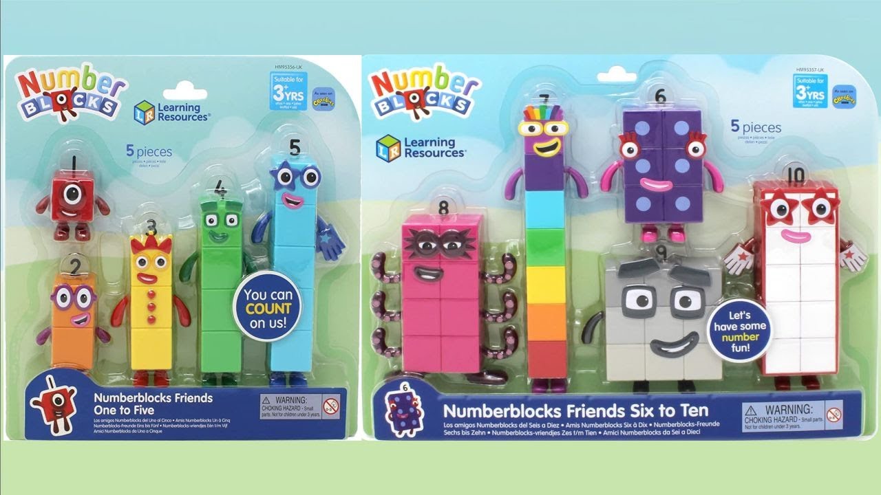 Numberblocks – Unboxing Numberblock Friends 1 to 10! Satisfying ASMR ...