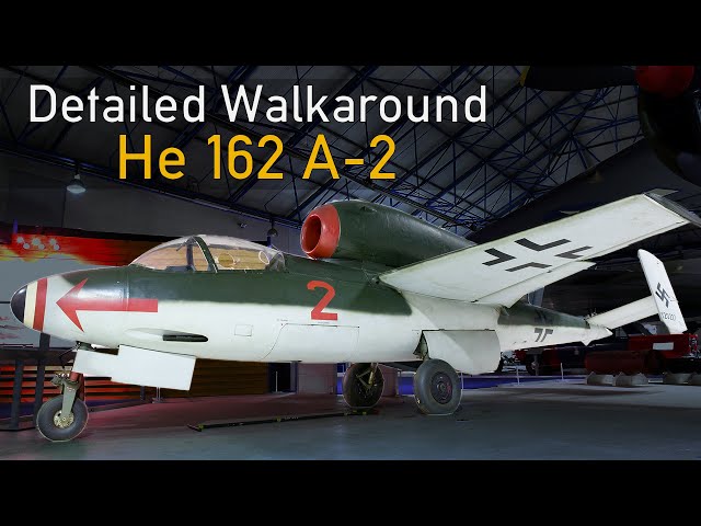 Heinkel He 162 - Detailed Walkaround - YouTube