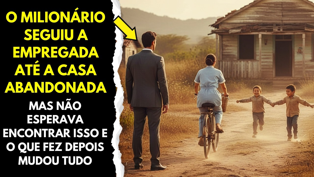 MILIONÁRIO INFÉRTIL seguiu a EMPREGADA com desconfiança. O que viu mudou sua vida para sempre