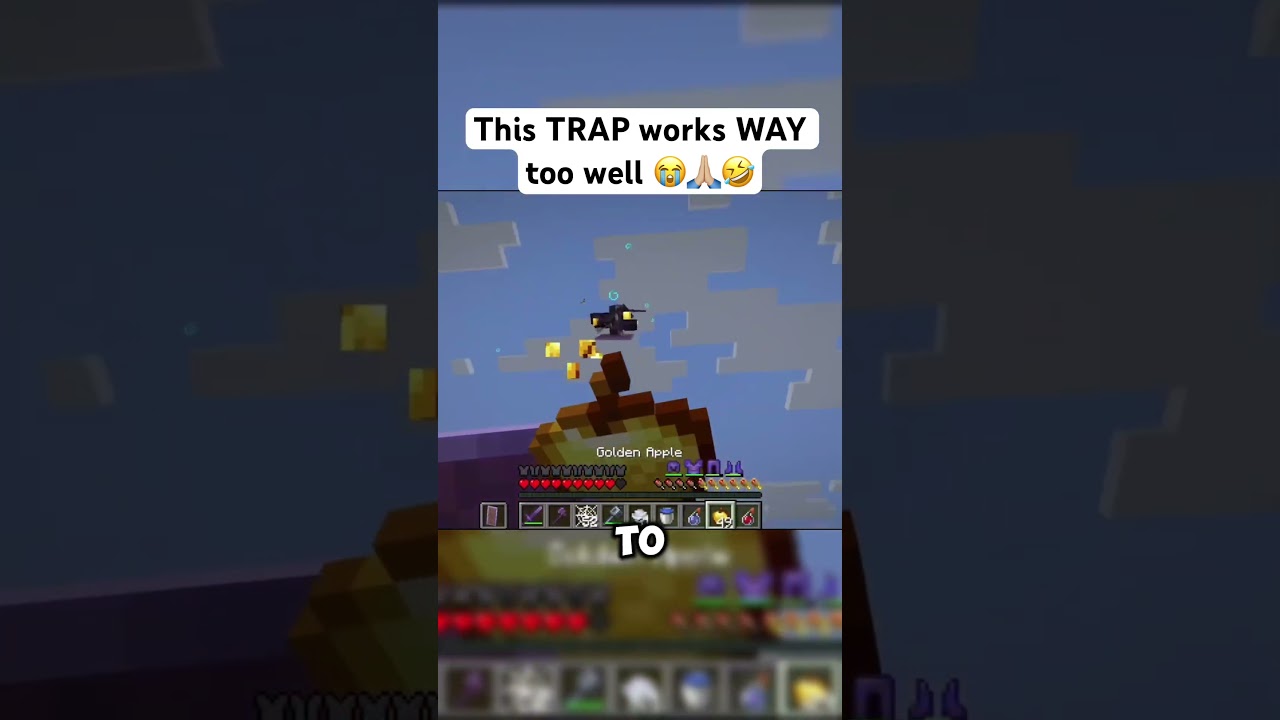 poor guy fell for it SO badly😭😭😭#minecraft #gaming