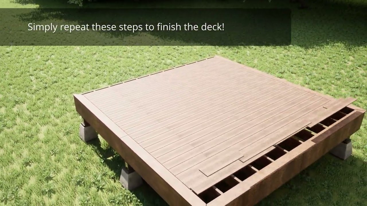 MOSO Bamboo Decking Installation Video   CANADIAN Version