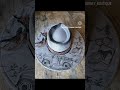 Lainey Wilson themed hand burned fedora cowboy hat