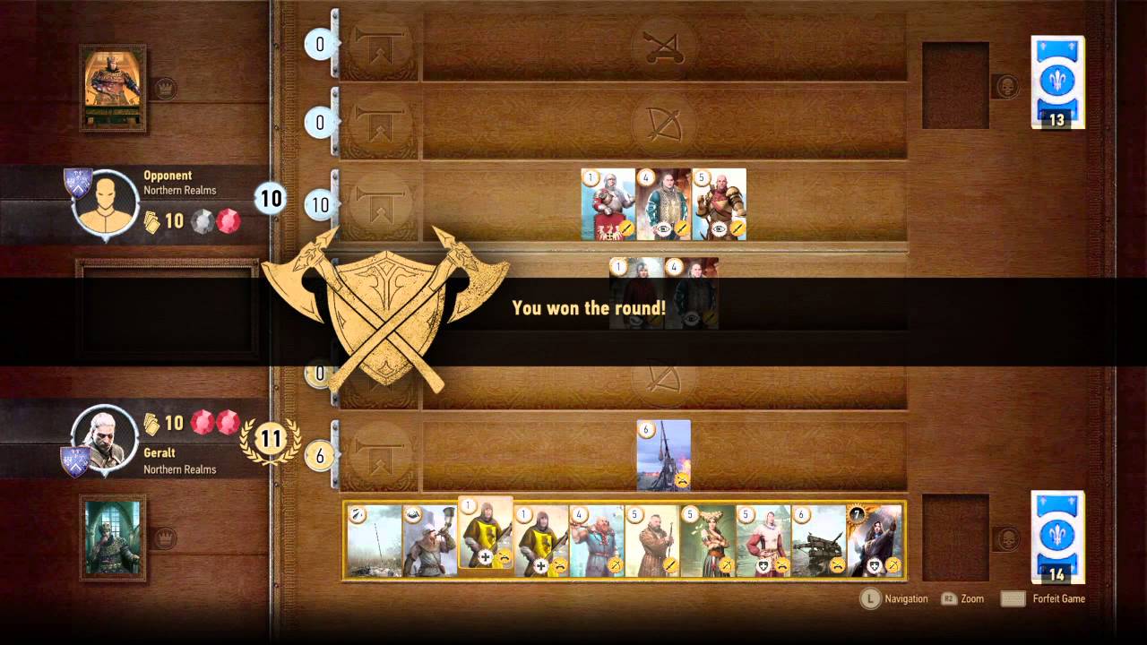 The Witcher 3 Wild Hunt Gwent Vs Crow's Perch Quartermaster YouTube