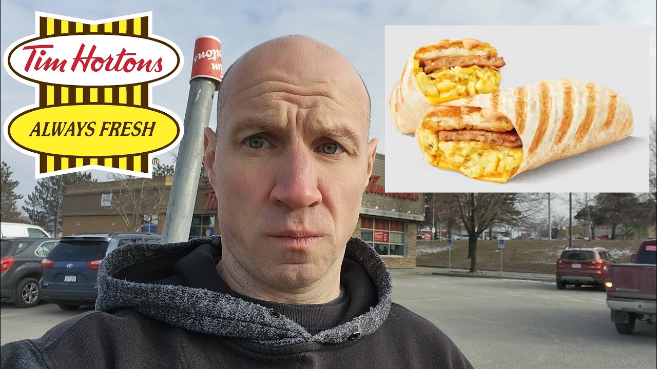Tim Horton's New Scrambled Egg Loaded Wrap!