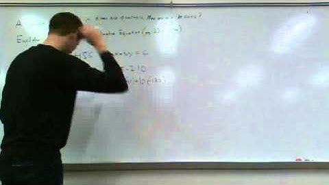 Number Theory: Euclidean Algorithm and Diophantine Equation