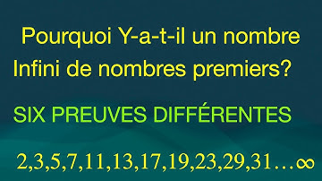 Pourquoi les nombres premiers sont-ils infinis ? 6 preuves élégantes et surprenantes