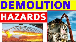 Demolition Hazards & Precautions in Hindi || Demolition Safety