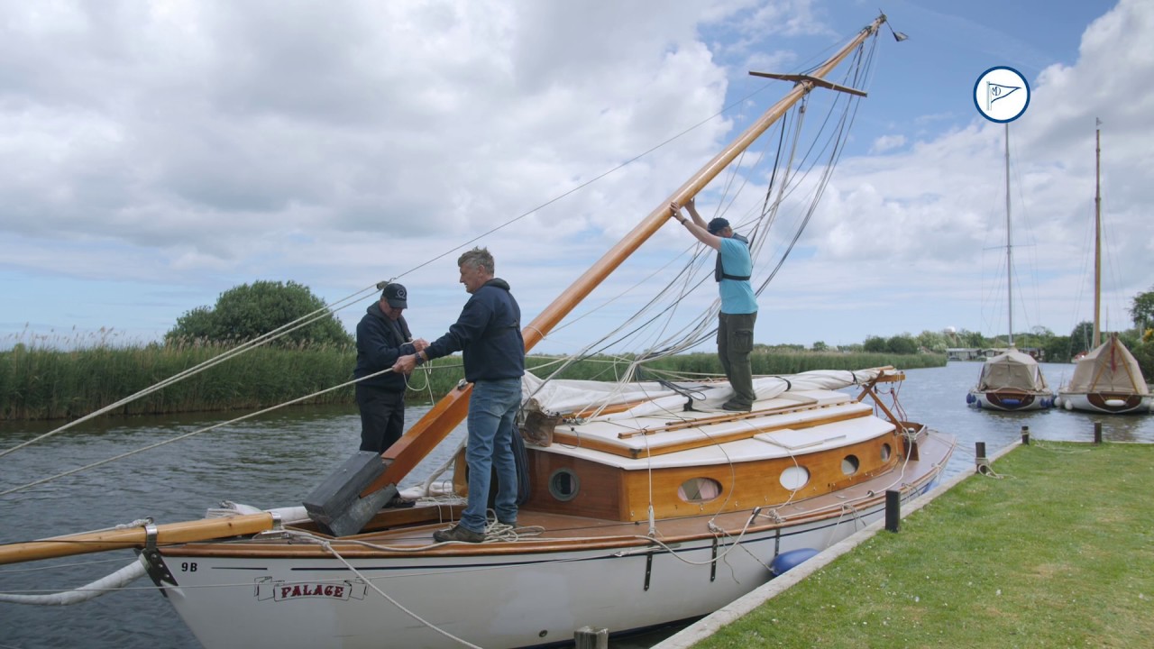 How to Lower and raise a Norfolk Broads Yacht Mast