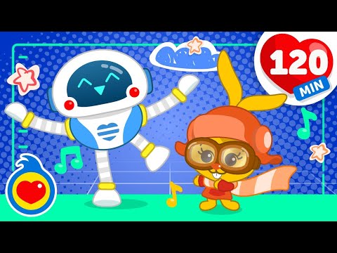 Un, Dos, Tres: A Mover El Cuerpo! 🕺🎶 Y Más Canciones Infantiles (120 Min) | Plim Plim