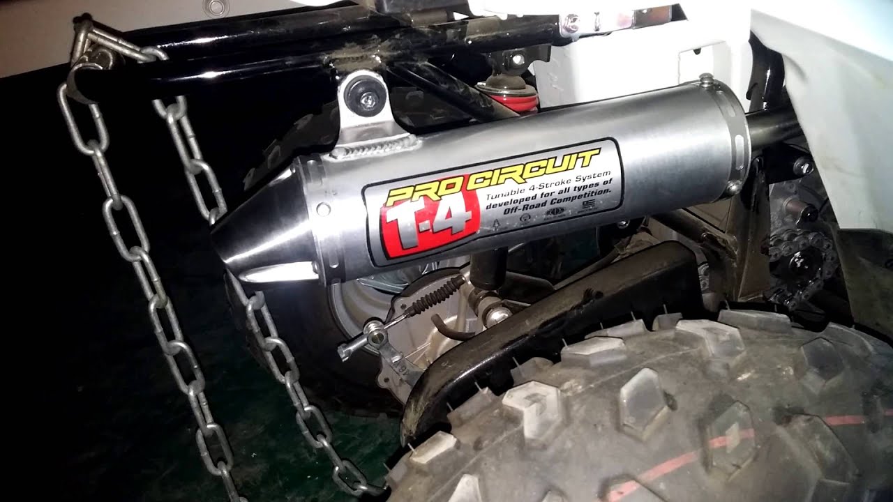 SUZUKI LTZ90 Pro Circuit T4 exhaust