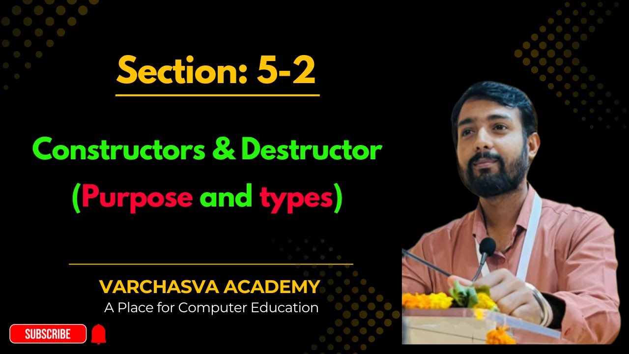 Constructors and Destructors in C++ Explained in Detail | OOP Concepts ...