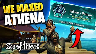 We MAXED Athena's Fortune & Got NEW RINGS (Sea of Thieves Gameplay & Highlights)
