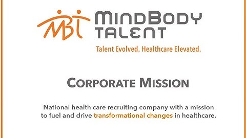 MindBody Talent: Driving Transformational Change in Healthcare