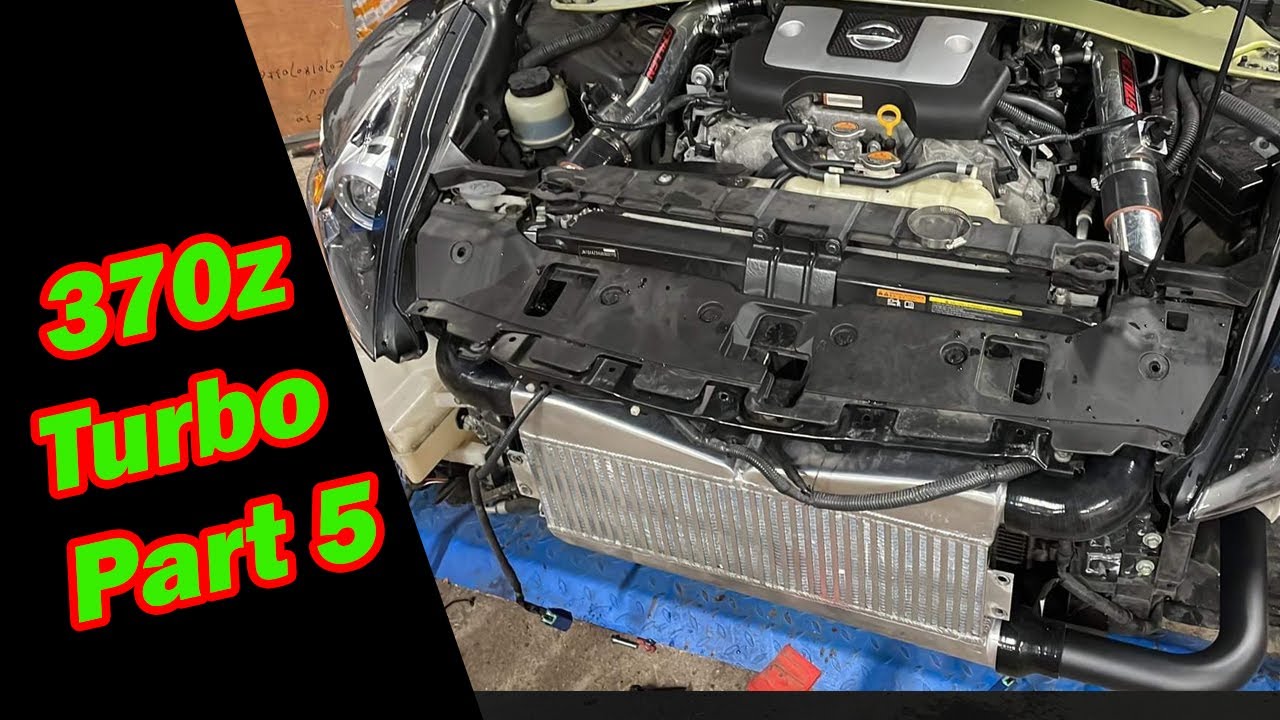 370z get i BIG intercooler - YouTube