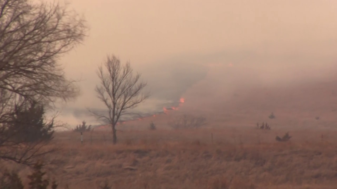 Multiple grass fires across northwest Kansas YouTube
