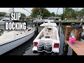 LEARN TO BACK A BOAT INTO A SLIP - How to Dock | Gale Force Twins