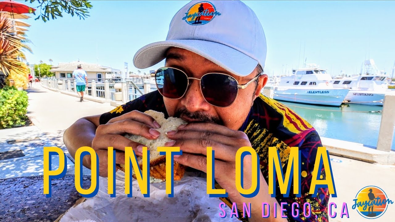 THE BEST FISH SANDWICH EVER! | San Diego Food Tour in Point Loma & Shelter Island