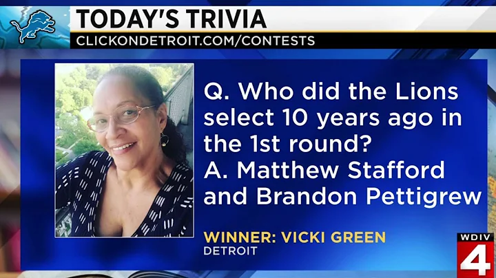Morning Trivia for April 26, 2019: Vicki Green is ...