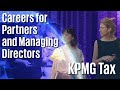 Kpmg tax  careers for partners and managing directors