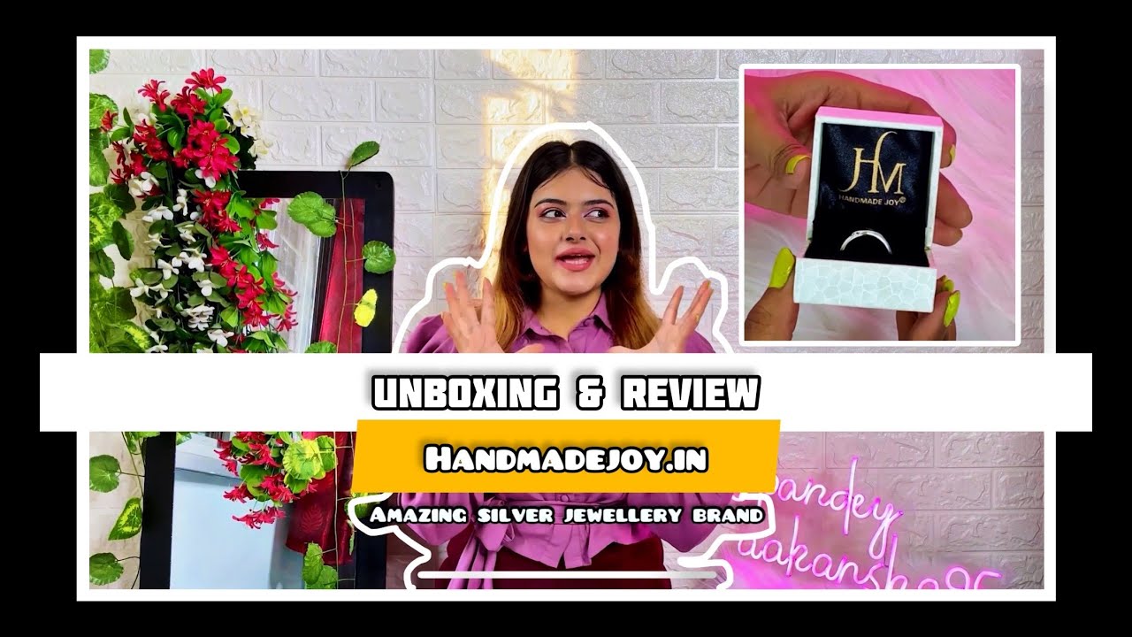 Handmadejoy.in 925 Silver Jewellery Unboxing | Hugging Hand Ring - YouTube