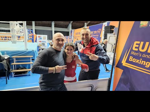 18-04-2022 (W48kg) BOXING EUBC Youth Quarterfinal SAMELIA TAMAR GEO მოგებით გაინაღდა ბრინჯაოს მედალი