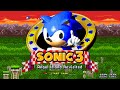 Sonic 3 air project return to angel island demo  walkthrough 4k60fps