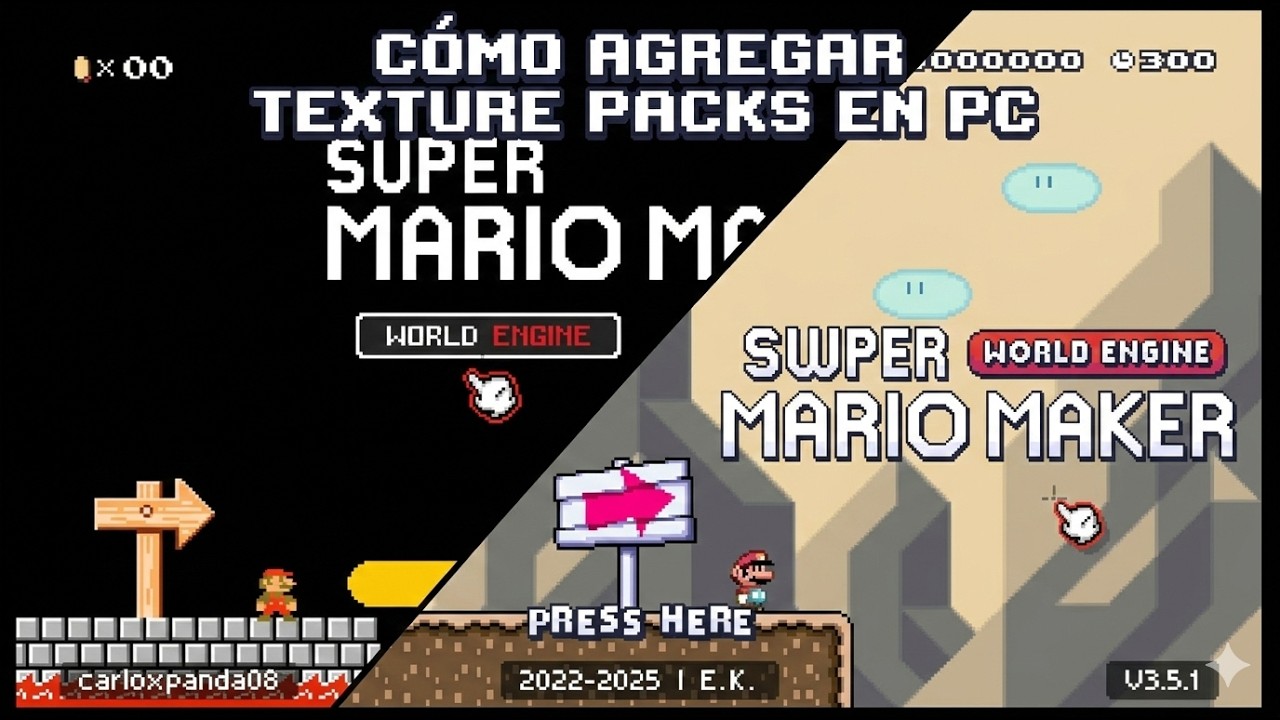 agregar textura en mario maker word engine | en menos de un minuto