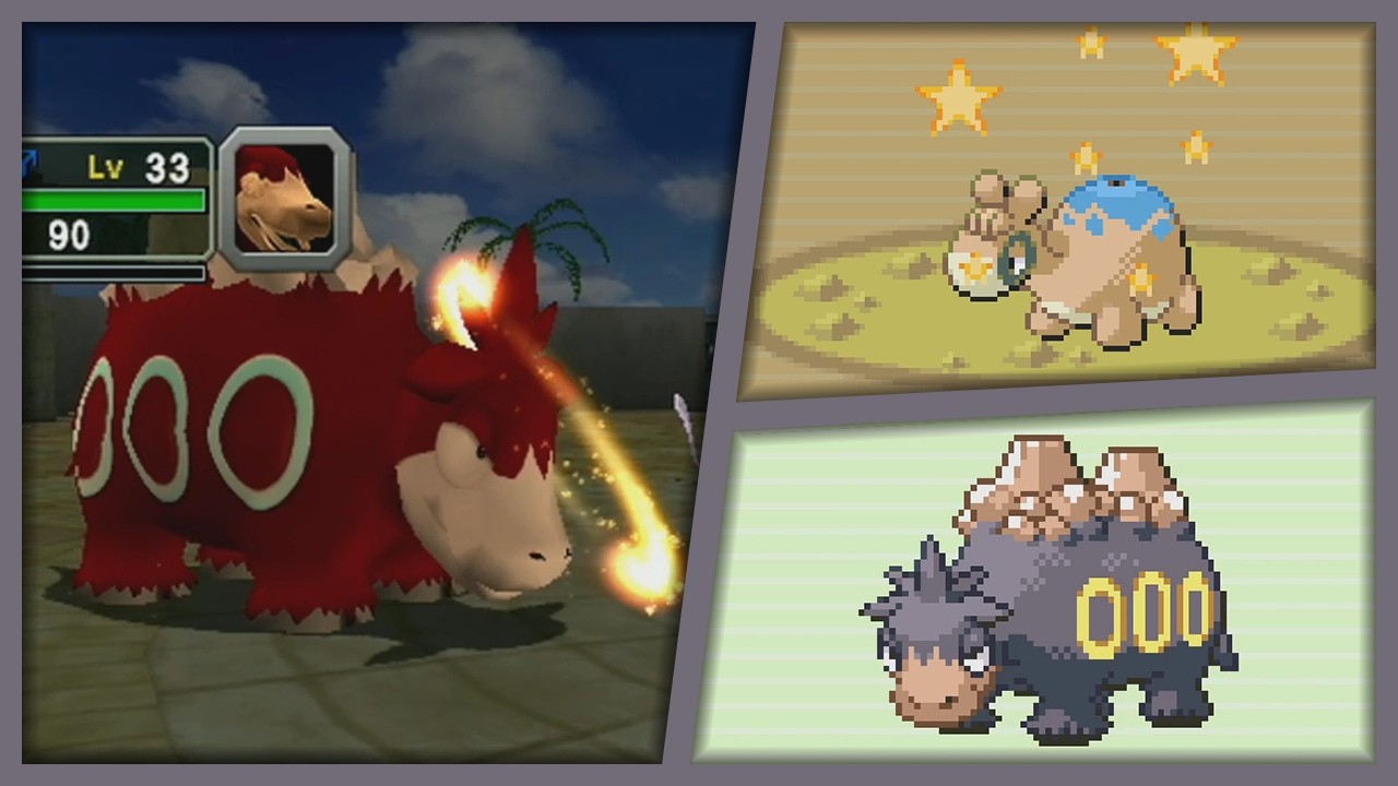 Shiny Numel after 2,703 random encounters in Sapphire! (DTQ #5)