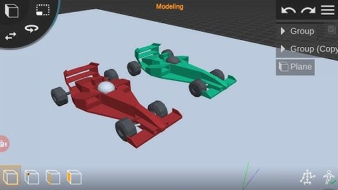 Prisma 3D : Modelling a low poly formula 1 car