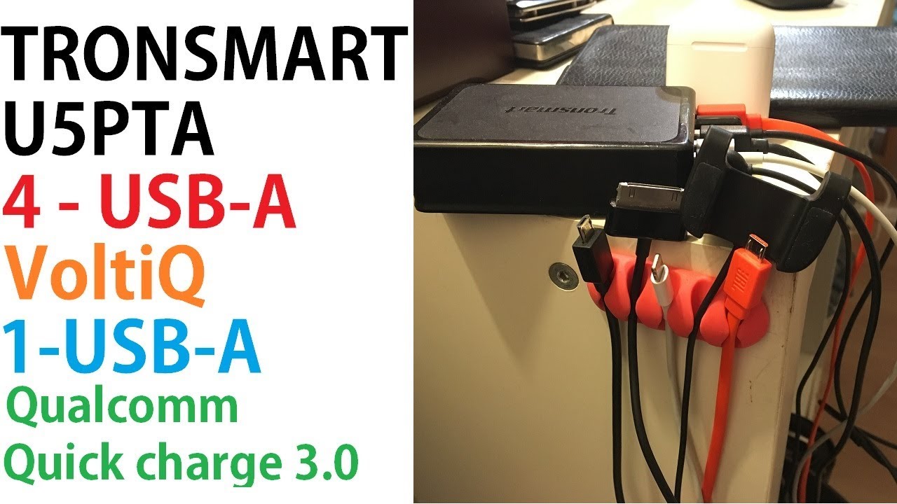 Tronsmart U5PTA | Зарядная станция на 5 USB | Qualcomm Quick charge 3.0