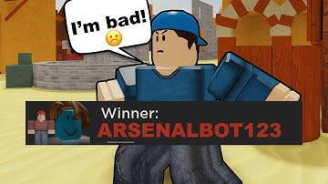 ARSENAL PRETENDING TO BE A NOOB! (Roblox)