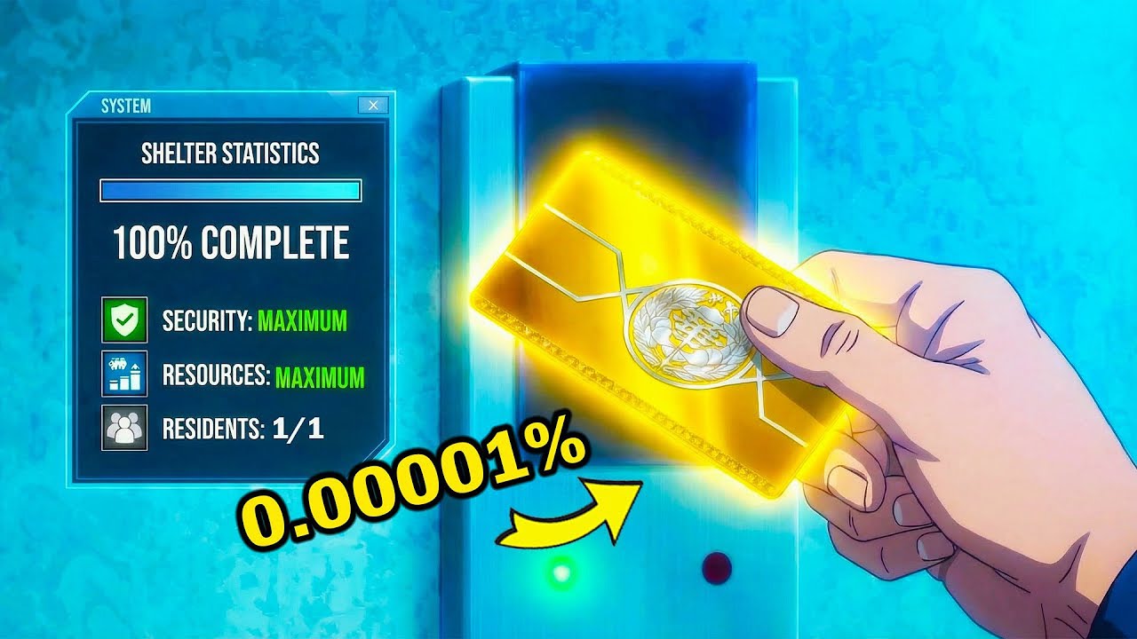 ระบบดรอปการ์ดหลุมหลบภัย VIP โอกาส 0.00001% แต่เขาได้! | สรุปมังงะ