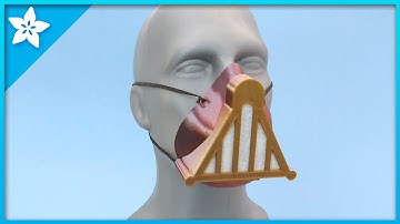Darth Vader Face Mask #adafruit #3DPrinting #Timelapse