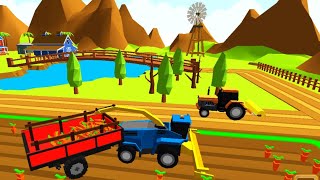 Blocky Plow Farming - Carrot Culture Episode #FARMmode | Game for Android and IOS screenshot 2