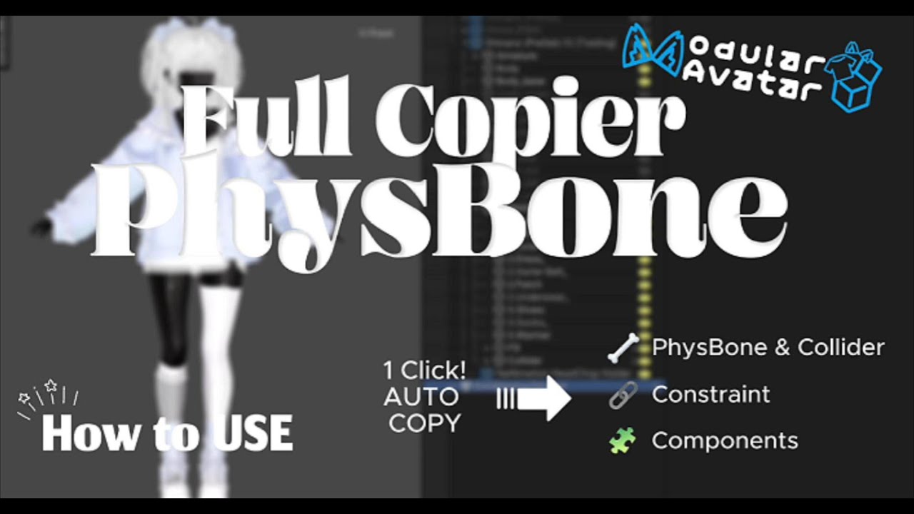 PhysBone Full Copier Tools ｜Tutorial Guide