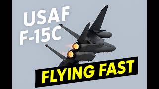 USAF F-15 Eagle Screams Across the Sky | Extreme Low Pass!
