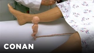 Kim & Kanye's Unborn Baby Makes A Run For It - CONAN on TBS Kim & Kanye's Unborn Baby Makes A Run For It - CONAN on TBS