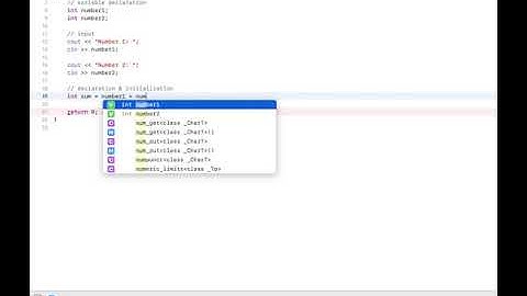 C++ Tutorial: Input & Output