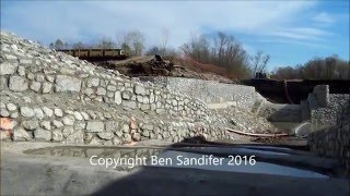 Dallas Trinity River Standing Wave Whitewater Construction