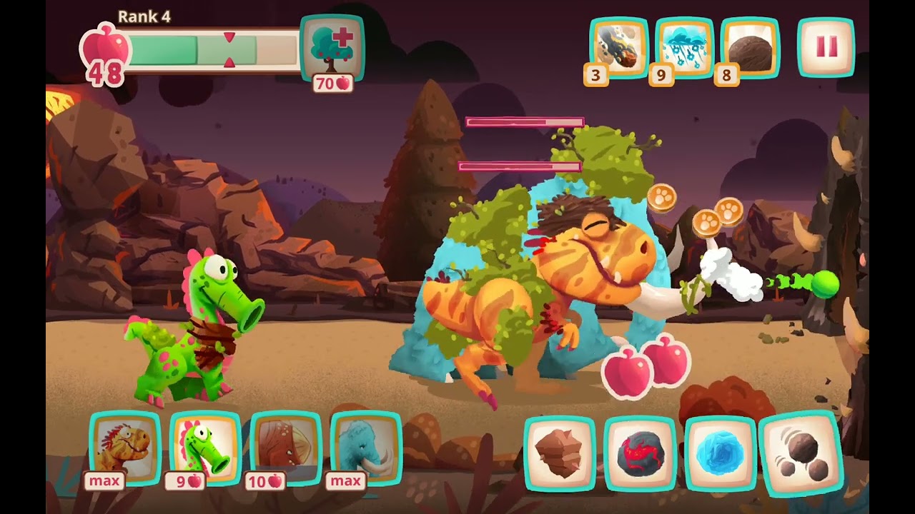 Dino Bash part 1 Unlocking Brachio!