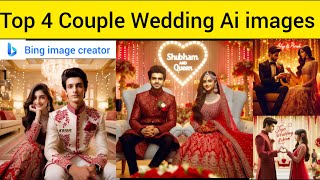 Viral Couple Wedding Ai Photo Editing । HowTo Make BingImage Creator। Bing Image Creator#name_art864 screenshot 5